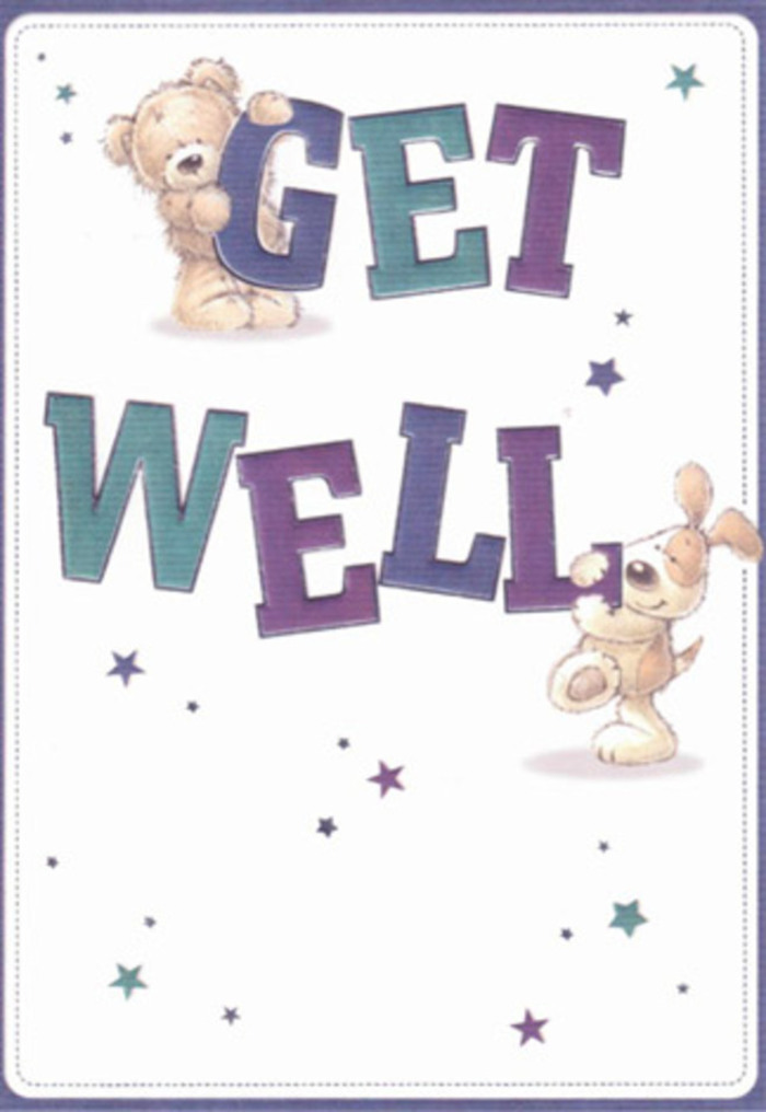 Blending playful artistry with the heartfelt reassurance for which Brunswick Park is known, this get well card glows with positivity and comfort. Dominating the scene are two friendly figures: a welcoming teddy bear perched atop the bold letters of 'GET' and a spirited puppy supporting 'WELL' below, their intertwined actions mirroring the bonds of the local community. The hand-lettered message beams in shades of indigo, magenta, and teal-colours as vivid as summer hydrangeas blooming along Brunswick Crescent. Sprinkled stars, each one a wish for recovery, paint the egg-shell background in a celestial dance reminiscent of early morning walks through the park. The illustrated textures-downy fur, gentle snouts, and sparkling eyes-fill the artwork with an almost tactile sense of comfort and care, like the soft petals and fresh fragrances woven together in a Brunswick Park florist bouquet. Envision this card tucked lovingly alongside a fresh delivery for a neighbour in need, its affectionate design and comforting presence making it more than a mere message-it's a heartfelt embrace, delivered with the community spirit at the core of Brunswick Park.